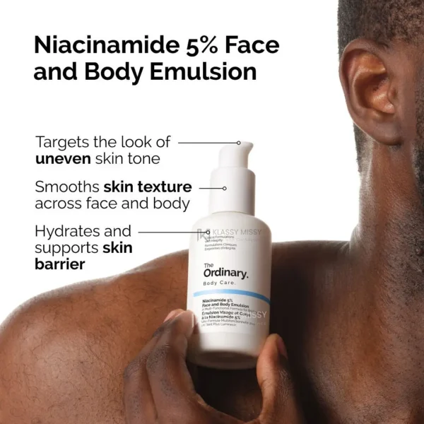 The Ordinary Niacinamide 5% Face & Body Emulsion 100ml | Dark Spot Corrector & Skin Tone Enhancer | Canada - Image 3