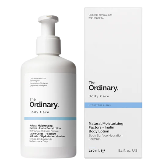 The Ordinary Natural Moisturizing Factors + Inulin Body Lotion 240ml | Hydrating & Barrier-Strengthening Moisturizer | Canada