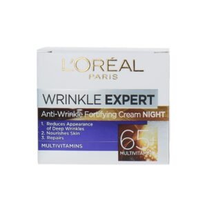 L'Oreal Wrinkle Expert 65+ Anti-Wrinkle Fortifying Cream Night 50ml | Mature Skin Rejuvenation | Germany