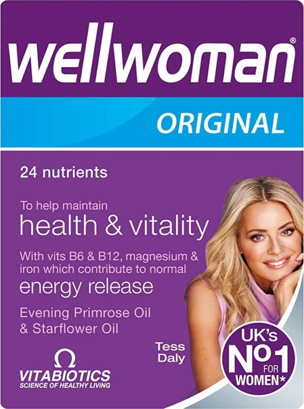 Wellwoman Original 30 Caps - Essential Women's Vitamins | Vitabiotics