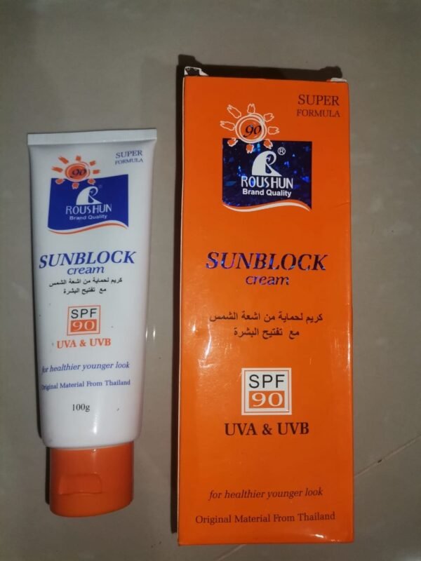 Roushun Sunblock Cream SPF 90 | Maximum Sun Protection | P.R.C