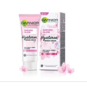 Garnier Sakura Glow Hyaluron Serum Cream UV 40ml | Indunisia | Hydrate & Protect