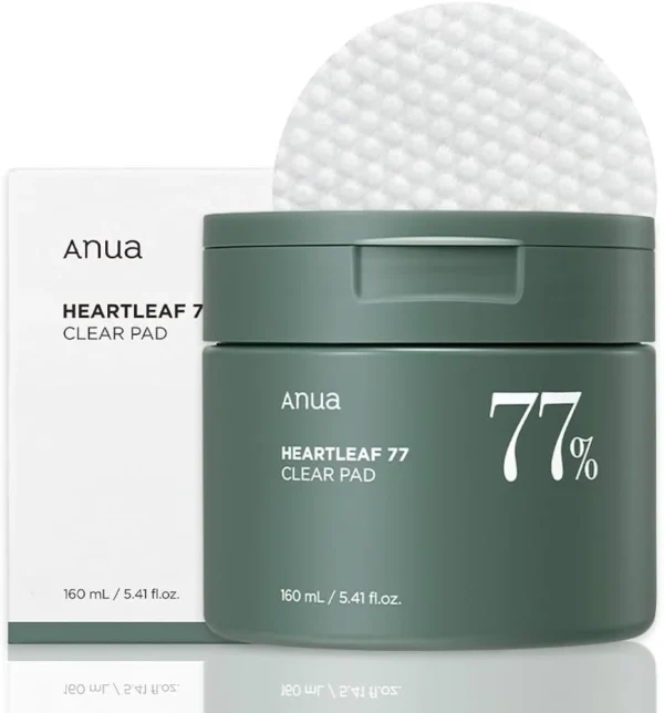 Anua Heartleaf 77% Clear Pad 160ml | Korea | Soothing and Purifying Pads for Sensitive Skin