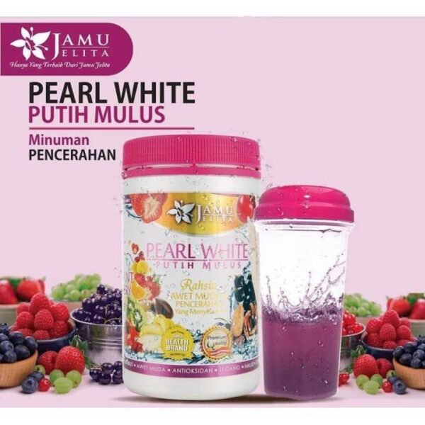 Jamu Jelita Pearl White Putih Mulus 400g | Brighten & Nourish Skin Naturally - Image 2