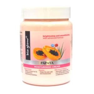 Bio Glow Papaya Moisturizing Cream 500ml | Soft, Hydrated, and Radiant Skin | UAE