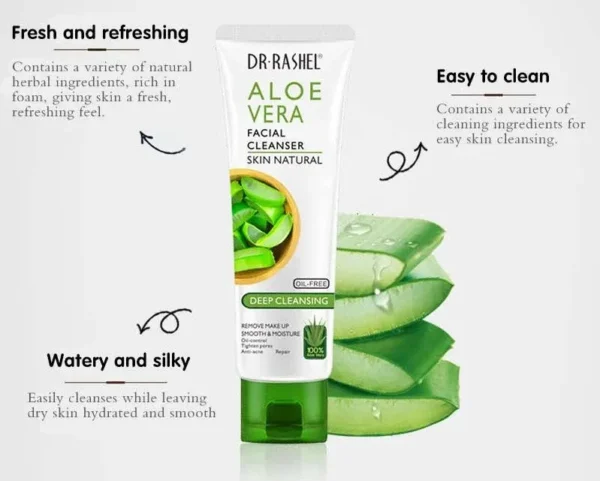 Dr. Rashel Aloe Vera Facial Cleanser 100g | P.R.C. | Gentle & Hydrating for All Skin Types - Image 2