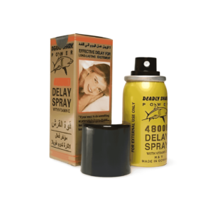 Deadly Shark Power 48000 Delay Spray with Vitamin E 40ml | Long-Lasting Performance for Men | Germany