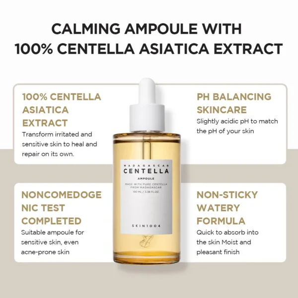 Centella Ampoule 100ml | Korea | Calming & Hydrating Serum for Sensitive Skin - Image 3