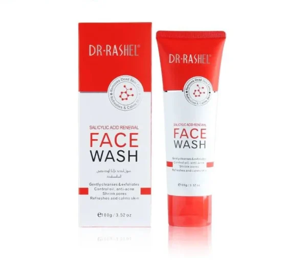 Dr Rashel Salicylic Acid Renewal Face Wash 100g | Deep Cleansing & Acne-Fighting Facial Wash | P.R.C