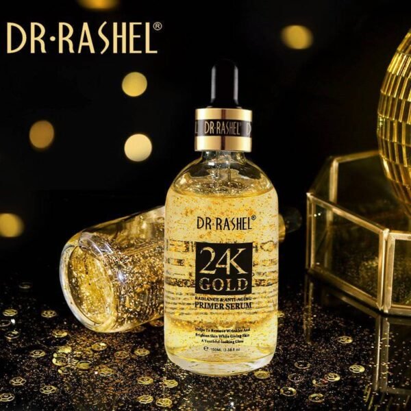 24k Gold Radiance & Anti-Aging Primer Serum 100ml | P.R.C. | Luxurious Radiance and Anti-Aging Benefits - Image 3