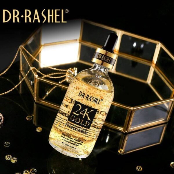 24k Gold Radiance & Anti-Aging Primer Serum 100ml | P.R.C. | Luxurious Radiance and Anti-Aging Benefits - Image 4