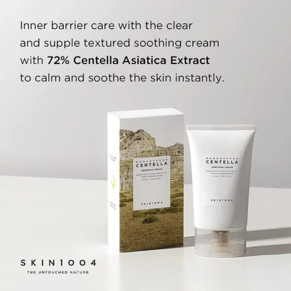 Centella Soothing Cream 75ml | Korea |Calming and Hydrating Sensitive Skin - Image 2