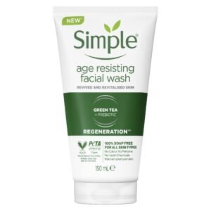 Simple Age Resisting Facial Wash 150ml | Anti-Aging, Hydrating Cleanser for Youthful Skin | Poland
