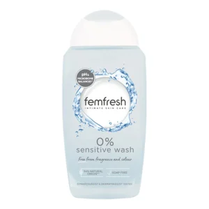 Femfresh 0% Sensitive Wash 250ml | Gentle, Fragrance-Free Intimate Hygiene