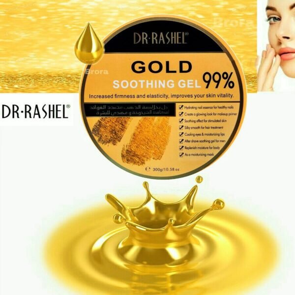 Dr Rashel Gold Soothing Gel | P.R.C. |Radiant Hydration for All Skin Types - Image 3