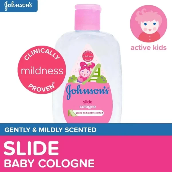 Johnson's Slide Baby Cologne 100ml (Indonesia) - Gentle Baby Fragrance - Image 3