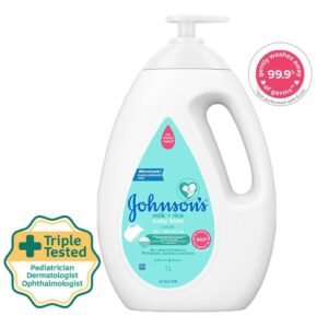 Johnsons Milk + Rice Baby Bath 1000ml (Malaysia) - Nourishing Baby Bath