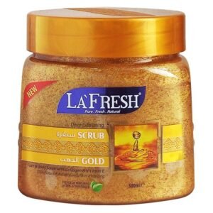 La Fresh Gold Scrub - Exfoliate & Brighten Your Skin | Luxury Facial Scrub | UAE