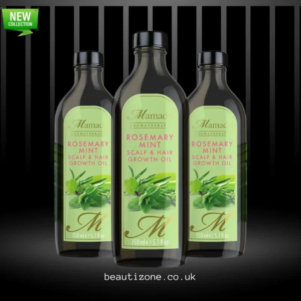 Mamado Rosemary Mint Scalp & Hair Growth Oil 150ml - Natural Hair Growth and Strengthening Oil - Image 5