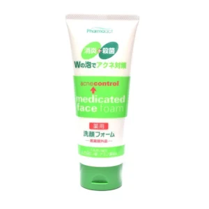 Pharmaact Acne Control Medicated Face Foam 130g | Acne-Fighting & Deep Cleansing Face Foam | Japan