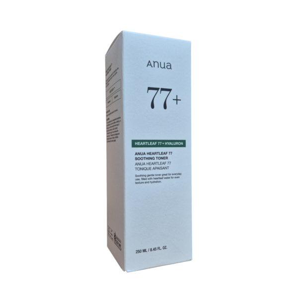 Anua Heartleaf 77 + Hyaluron Soothing Toner 250ml | Hydrating & Soothing Toner for Sensitive Skin | Korea