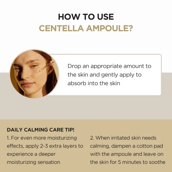 Centella Ampoule 100ml | Korea | Calming & Hydrating Serum for Sensitive Skin - Image 4