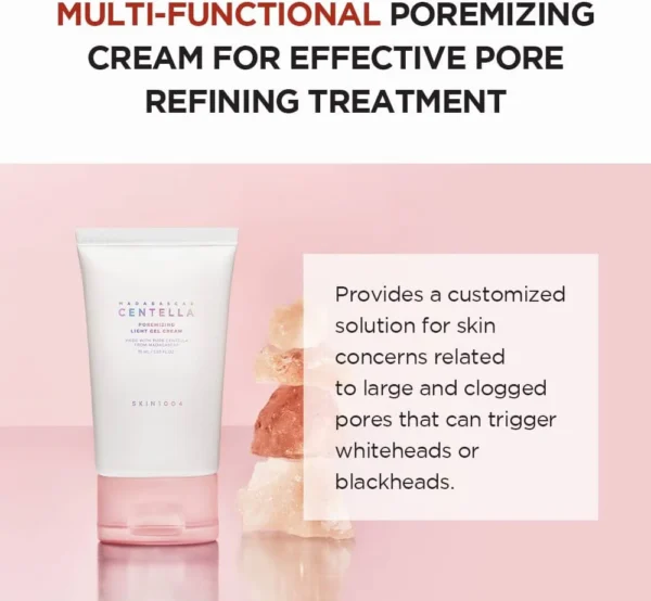 Centella Poremizing Light Gel Cream 75ml | Korea | Hydration and Pore Care - Image 2