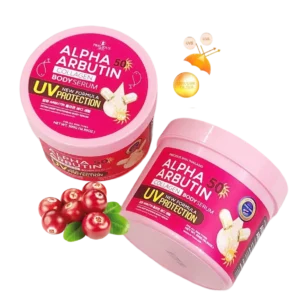 Precious Skin Alpha Arbutin Collagen UV Protection SPF 50 Body Serum 500g | Brighten & Protect Skin | Thailand