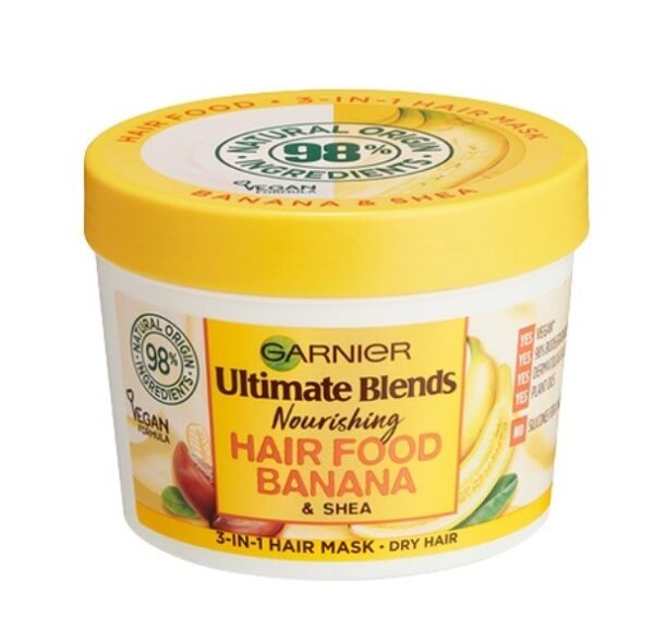 Garnier Ultimate Blends Banana Hair Mask | Multi-Use Formula for Dry Hair